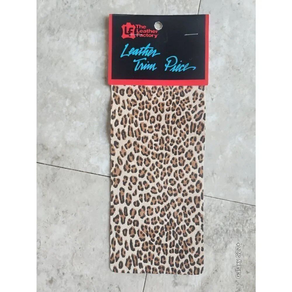 X1 The Leather Factory leopard leather patch